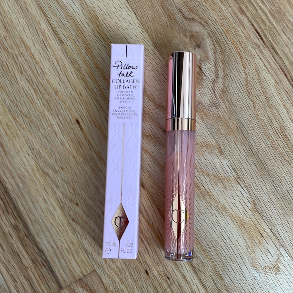 Charlotte Tilbury Pillow Talk Collagen Lip Bath. Never used.